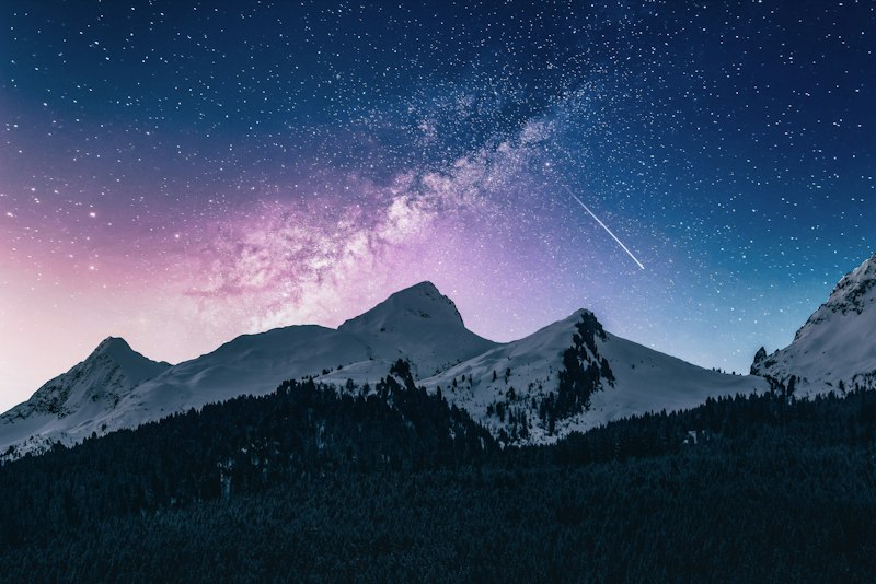 Starry Pyrenees night